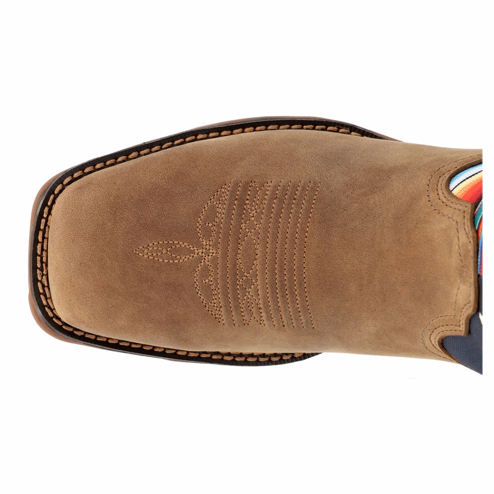 Non Marking Outsole High Traction All Day Wear Lady Rebel Southwestern Square Toe Cowboy Boots