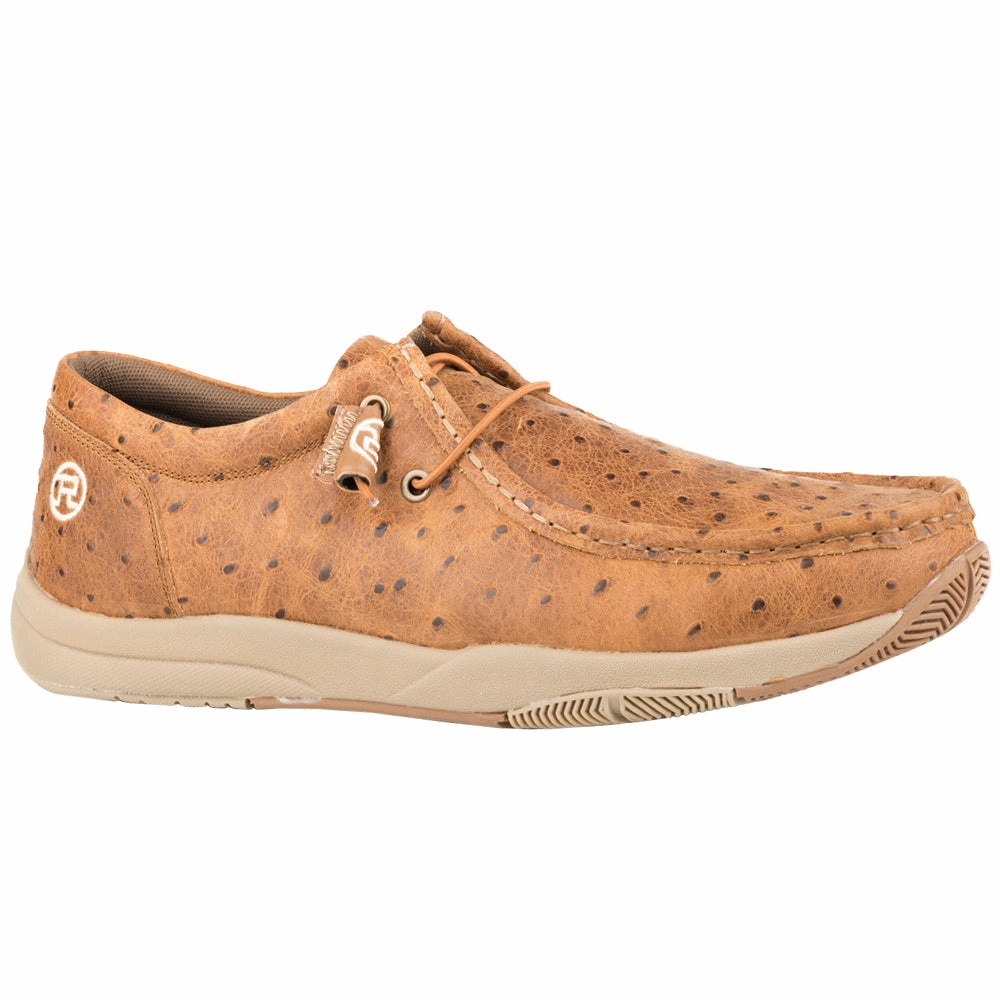 Clearcut Textured Ostrich Print Slip On Shoes suitable for daily commuting Soft Touch Interior