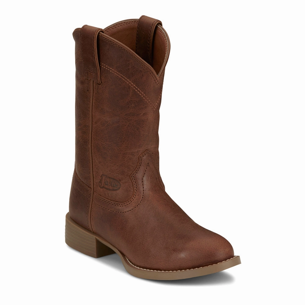 Reliable Grip Subtle Lines Blain Round Toe Roper Boots