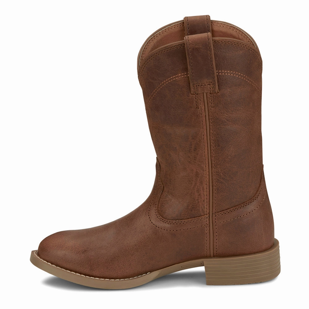 Blain Round Toe Roper Boots Slip Resistant All Day Wear Seamless Comfort Trail Runner