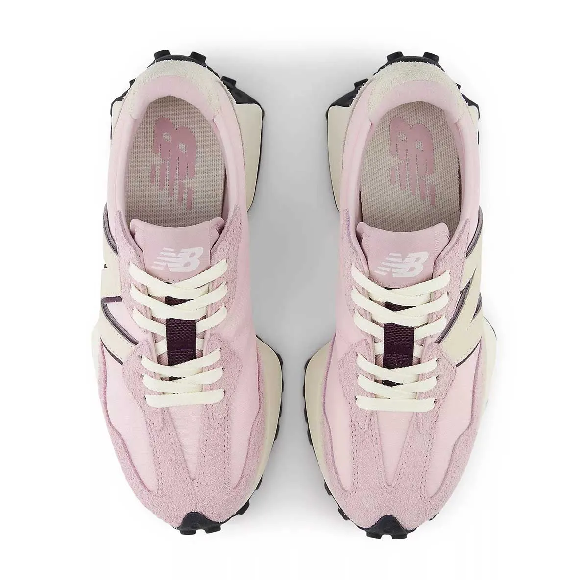 Wmns 327 'Twilight Haze Rose Sugar' Structured wear