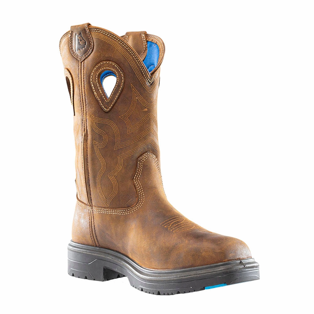 Blue Heeler 10 Inch Waterproof Steel Toe Work Boots breathable insole