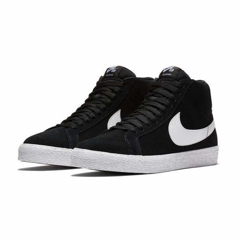 weekend adventurers Ultra Light Cushioning SB Zoom Blazer Mid 'Black White'
