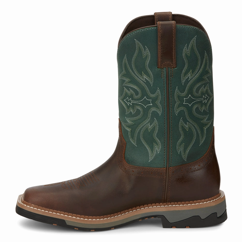 Multi Density Outsole Bolt 11 Inch Waterproof Electrical Hazard Soft Toe Work Boots