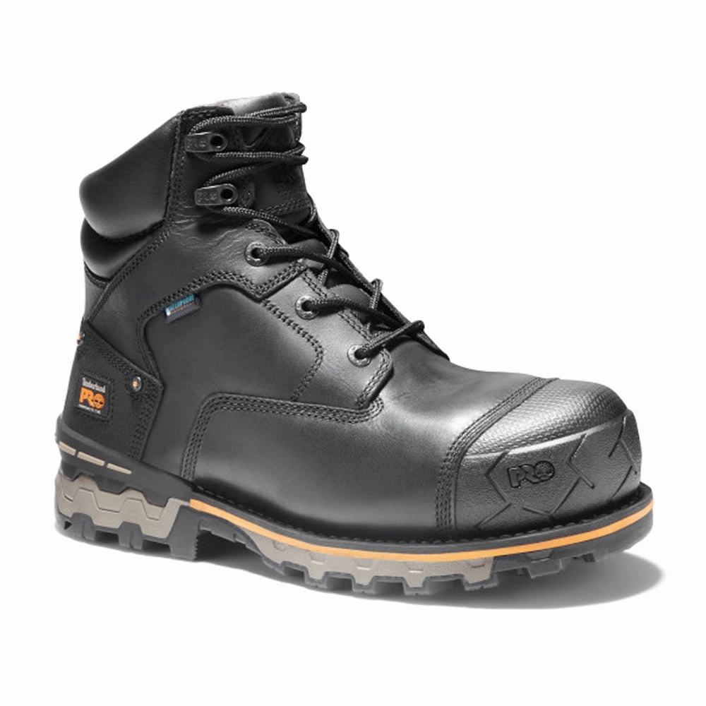 Boondock 6 Inch Waterproof Composite Toe Work Boots Abrasion Resistant Mesh Traction Optimized
