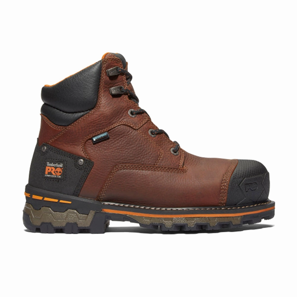 cute look Boondock 6 inch Waterproof Composite Toe Work Boots
