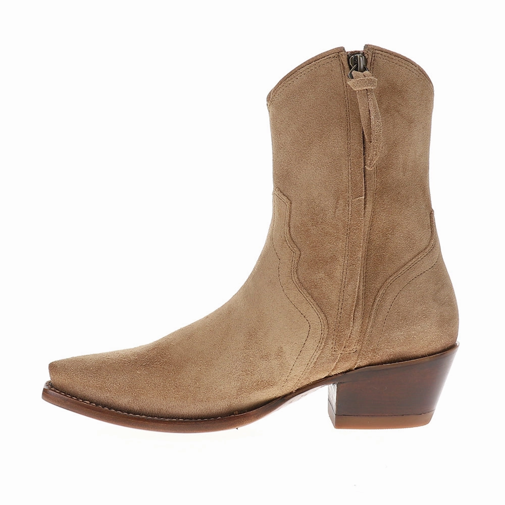 Durable Shell Stylish Explorer Indie Core The Dakota Snip Toe Zippered Cowboy Booties