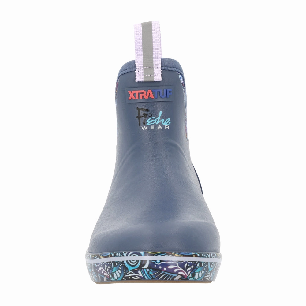 Ankle Deck Round Toe Pull On Boots Mud Resistant Mountain Hike