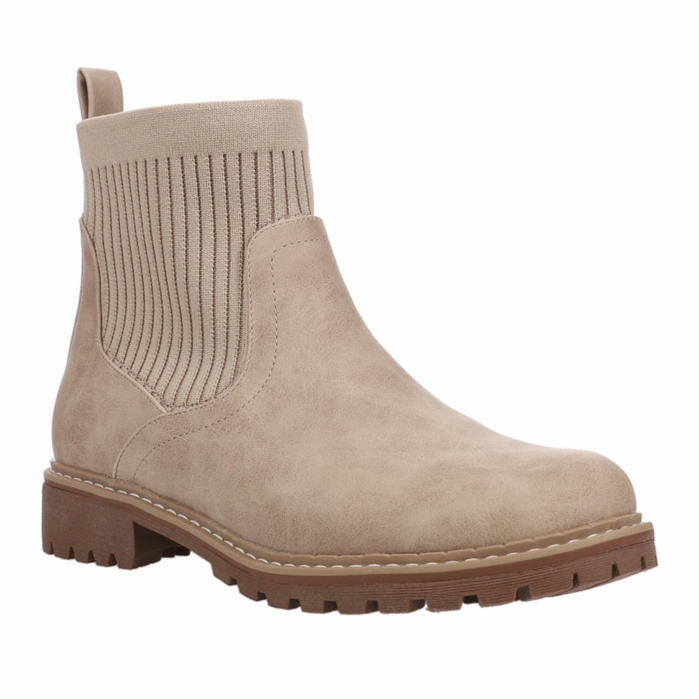 Rugged Built Urban Traveler Cabin Fever Round Toe Chelsea Pull On Boots