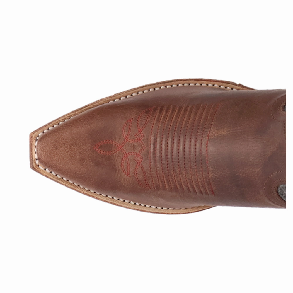 Cadence Embroidered Snip Toe Pull On Cowboy Boots Free Spirit Seamless Comfort All Day Wear