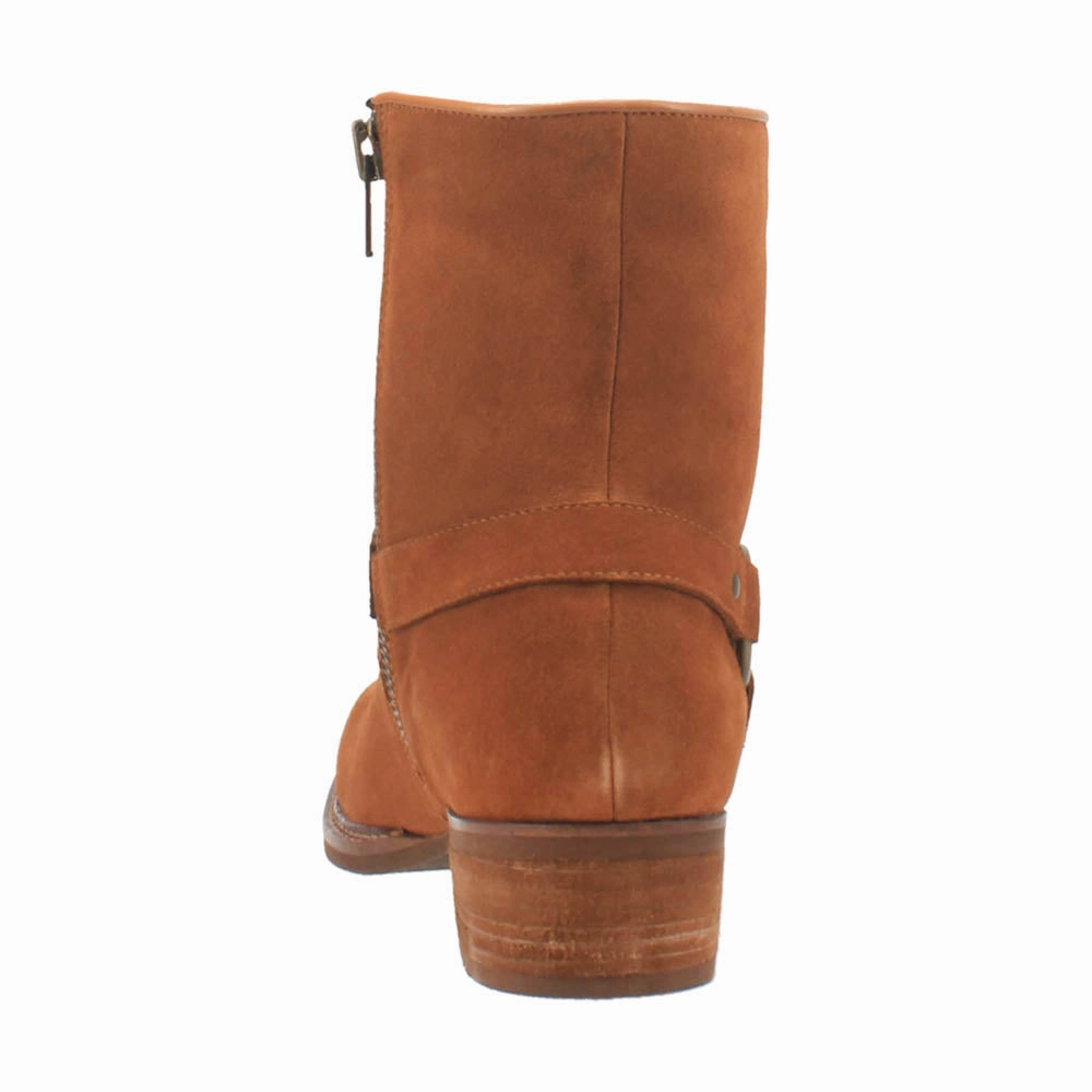 Short Calgary Round Toe Pull On Cowboy Boots