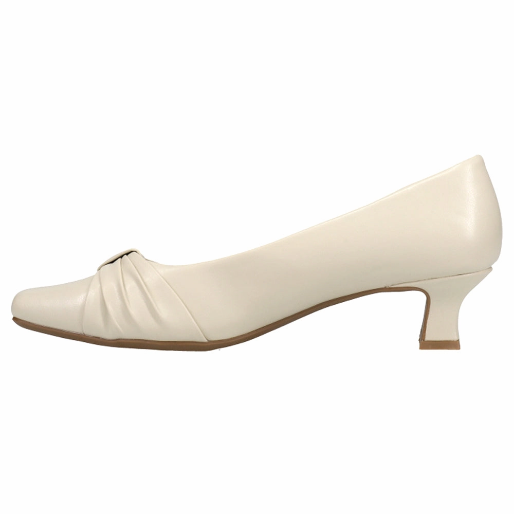 Timeless Office Business Ready Waive Square Toe Kitten Heel Pumps