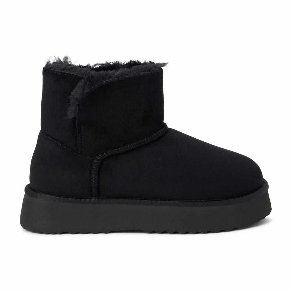 Yukon Round Toe Pull On Platform Booties Breathable Interior Ice Road