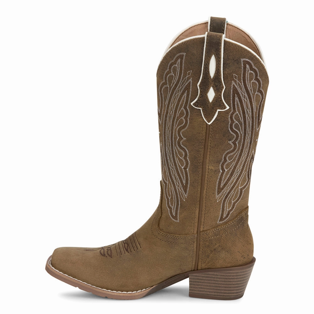 Rae Midnight Embroidered Square Toe Cowboy Boots Mountain Climbing