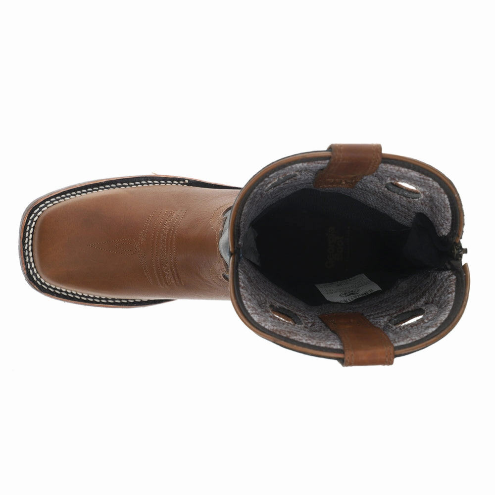 Carbo-Tec Elite 11 Inch Waterproof Soft Toe Work Boots Elastic Lacing System