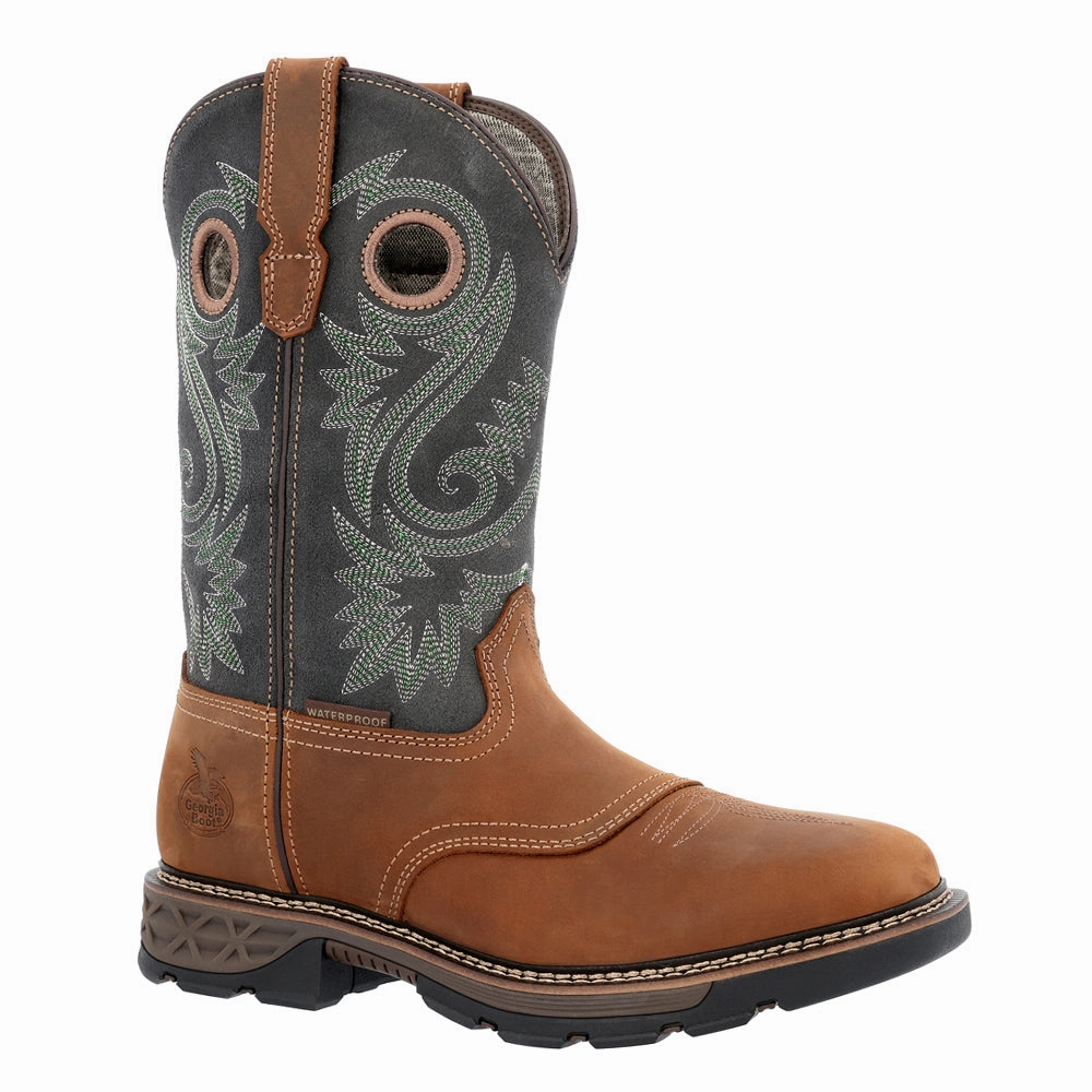 Carbo-Tec FLX 11 Inch Waterproof Soft Toe Work Boots Bold colors