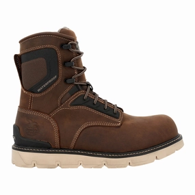 Slim flair Carbon Flex Wedge 8 Inch Waterproof Safety Toe Boots