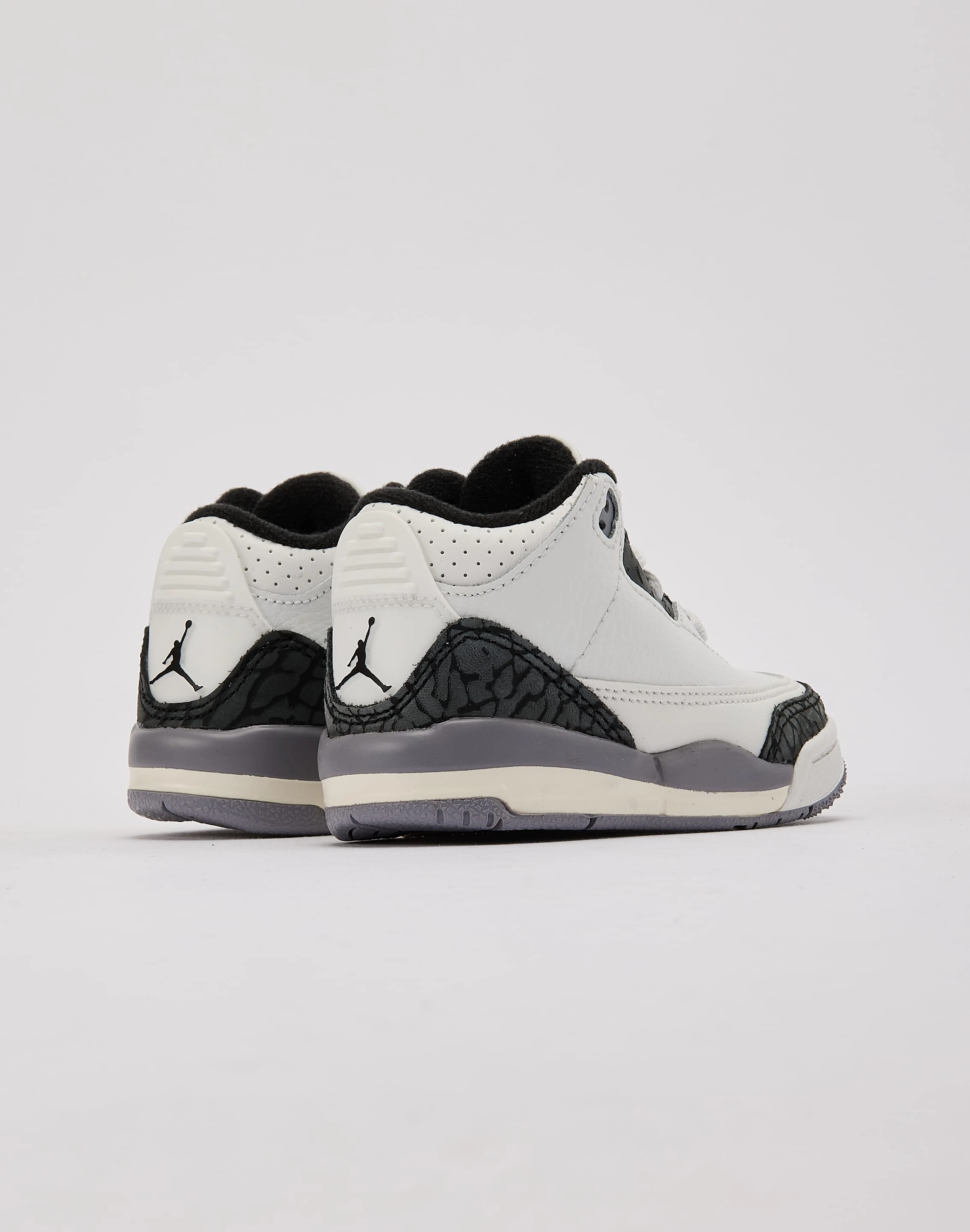 buckle Ankle Hugging Fit Jordan Air Jordan 3 Retro 'Cement Grey' Toddler