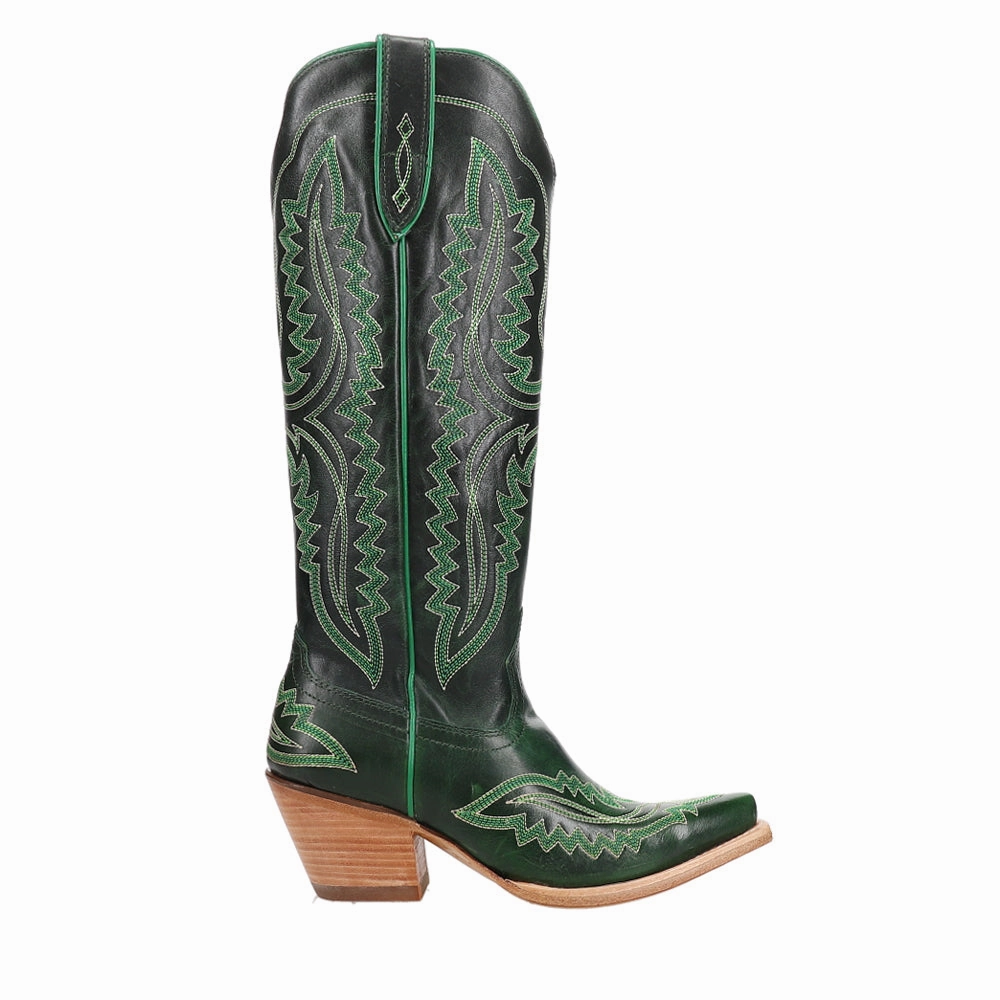 Waterproof City Walking Anti fungal Casanova Embroidered Snip Toe Zippered Cowboy Boots