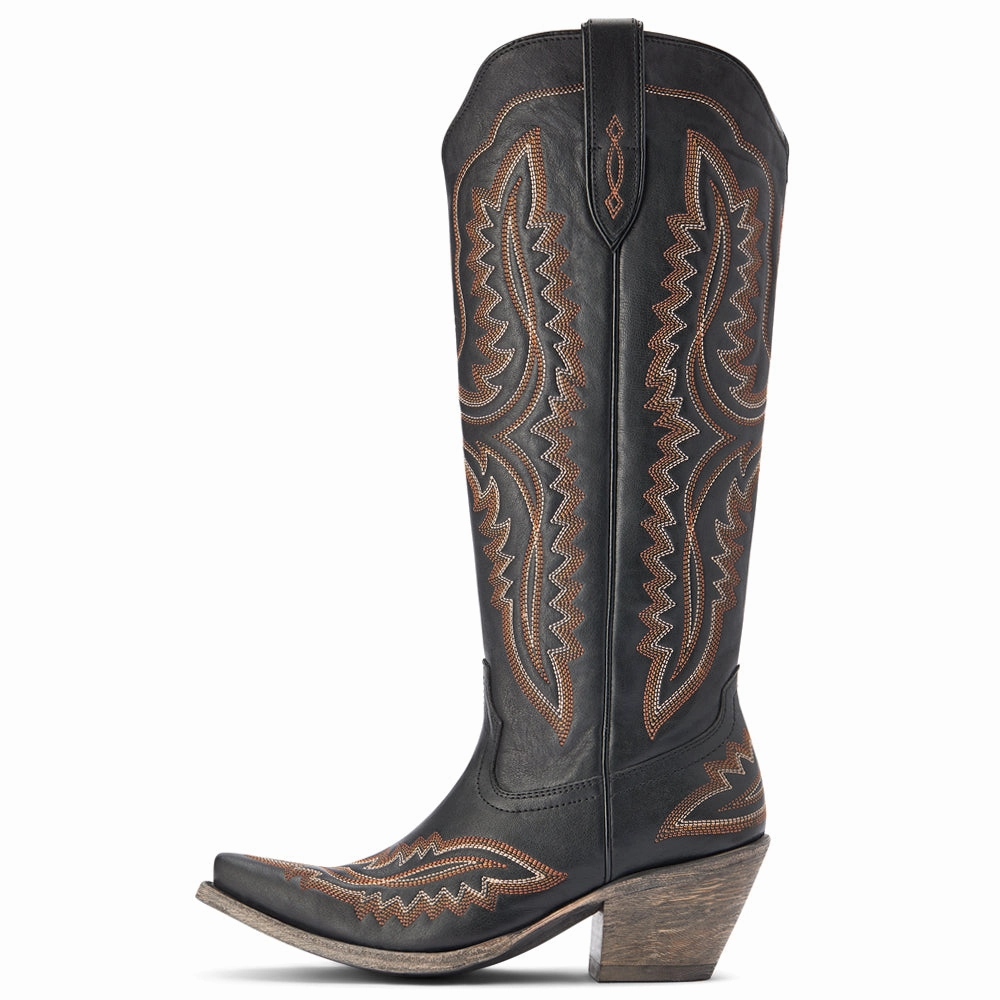Flexible Frame Weather Resistant User Casanova Embroidered Snip Toe Zippered Cowboy Boots