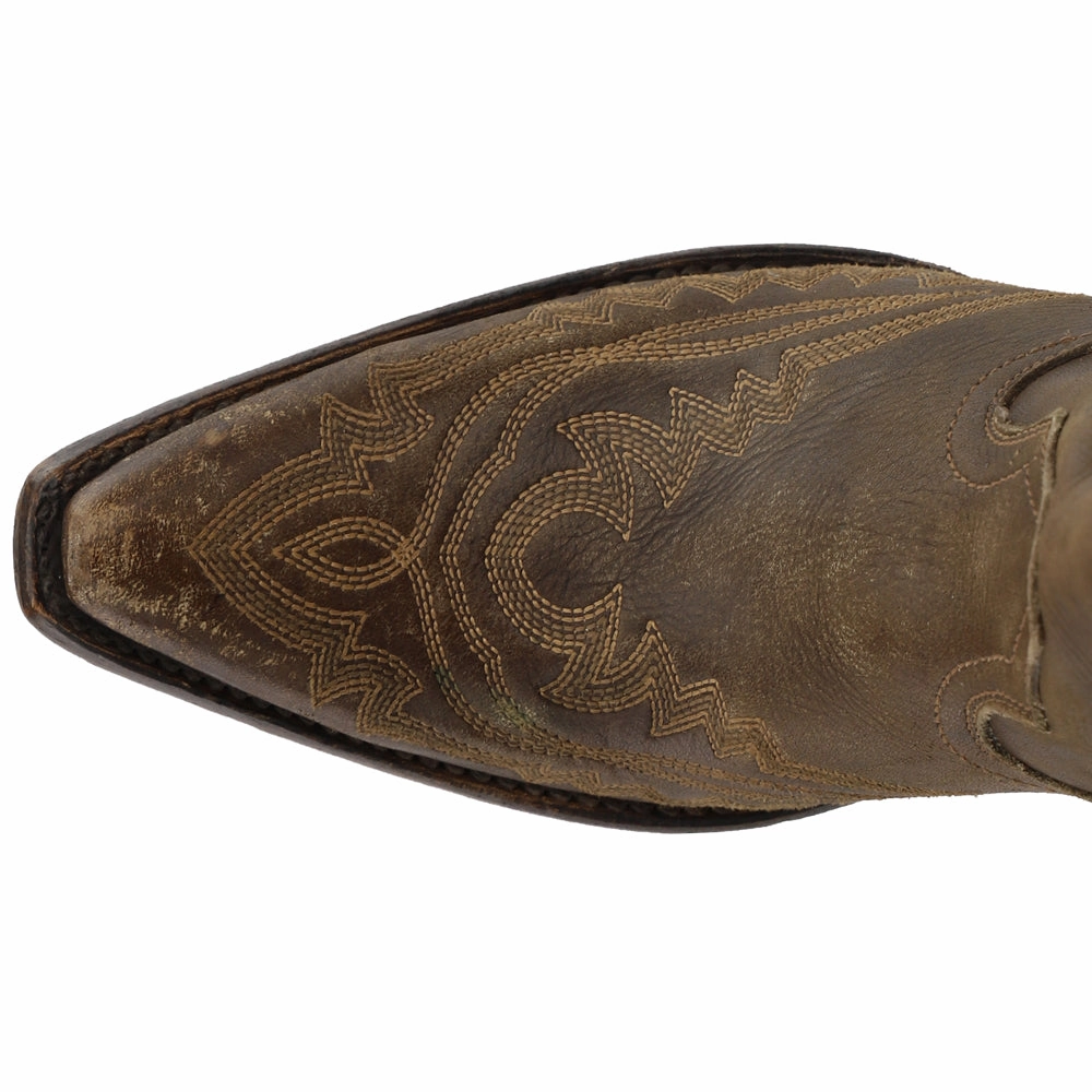 Western Ride Casanova Embroidered Snip Toe Zippered Cowboy Boots