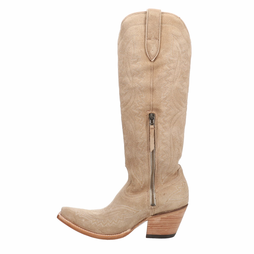 High-quality Smooth Design Casanova Embroidered Snip Toe Zippered Cowboy Boots