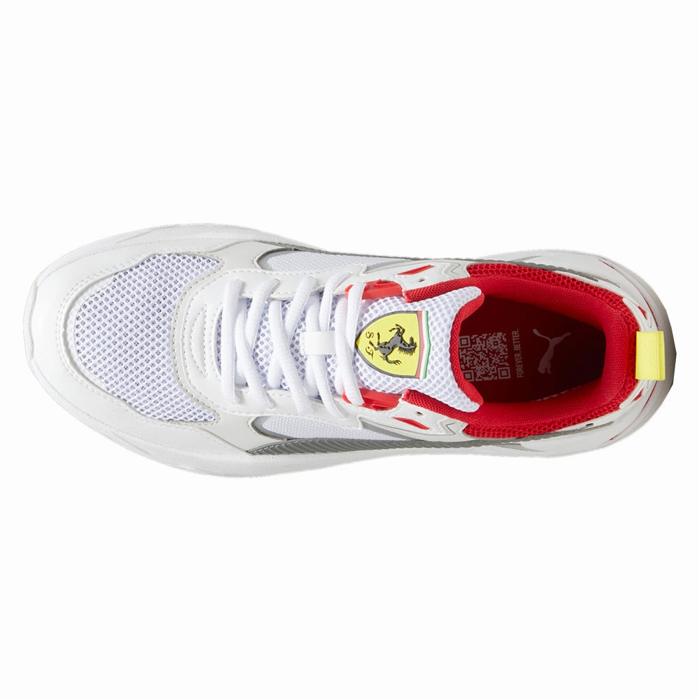Low Profile Cushioning Abrasion Resistant Materials Scuderia Ferrari Trinity Lace Up Sneakers