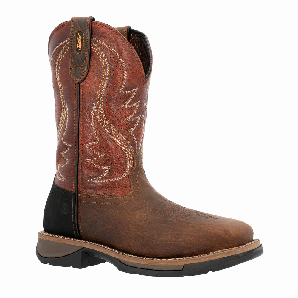 Workin' Rebel 11 Inch Slip Resistant Soft Toe Work Boots safest