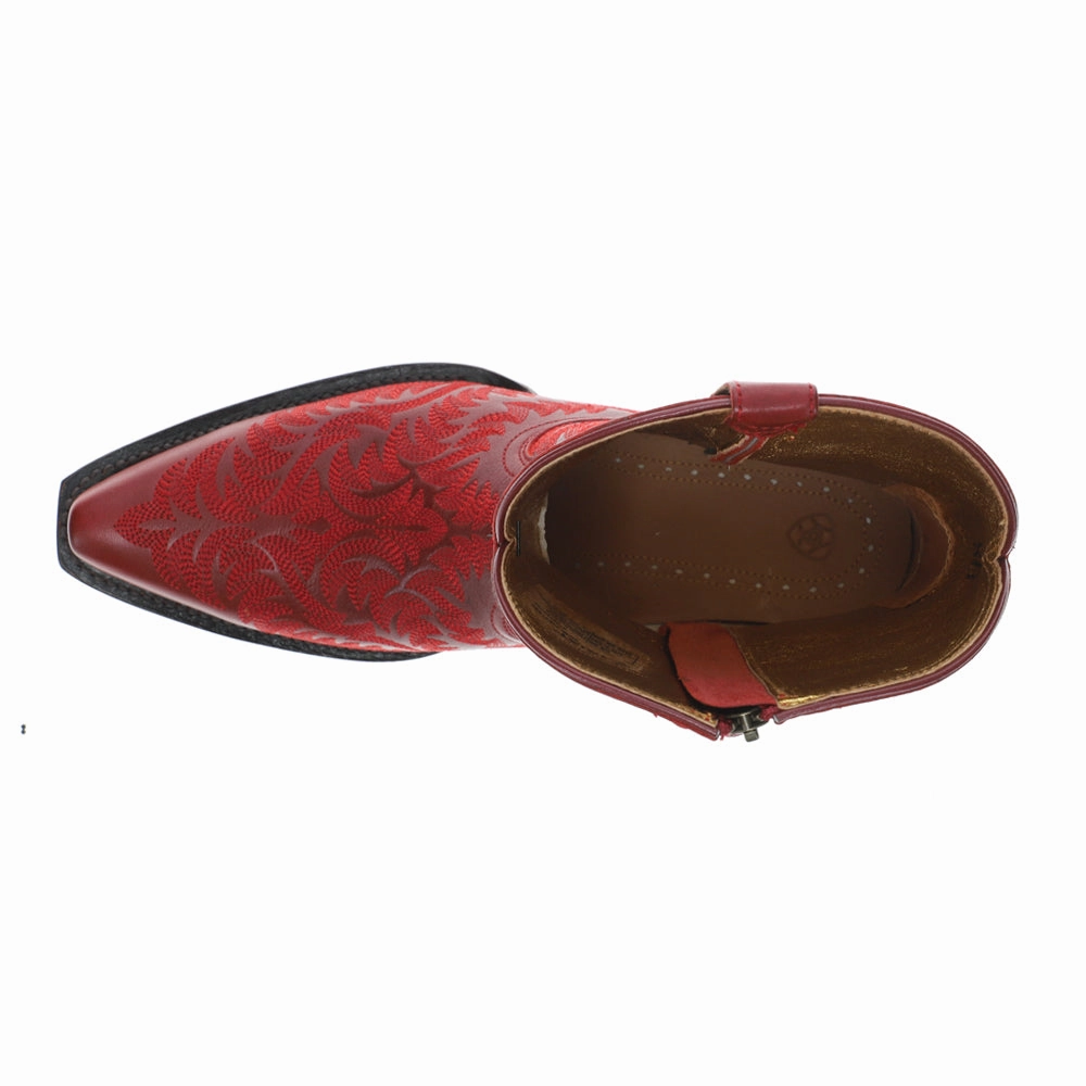 Stable Support Snow Trekker Protective Finish Functional Minimalist Cate Embroidered Snip Toe Zippered Cowboy Booties