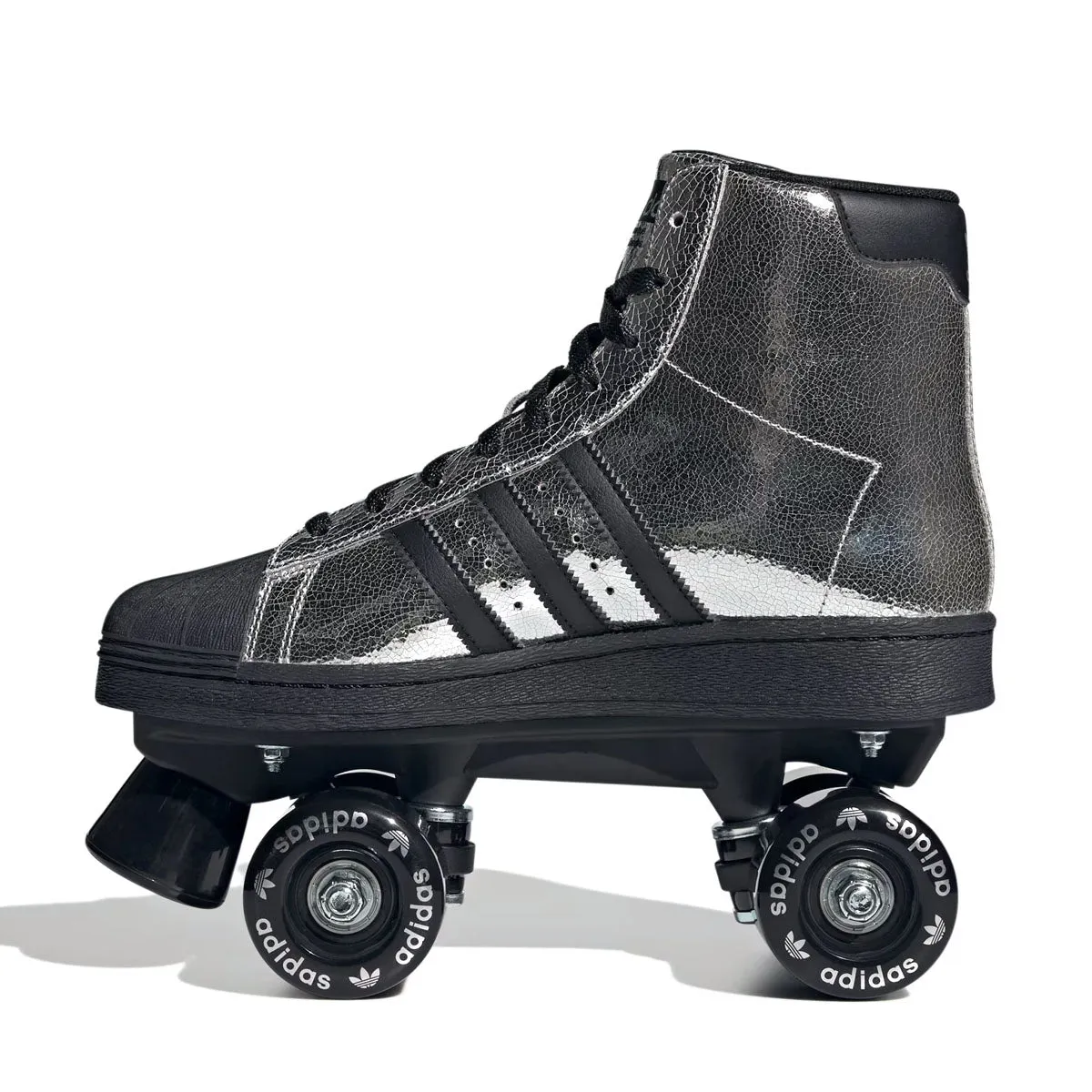 Biodegradable Components Wmns Superstar 82 Roller Skates 'Silver Metallic Core Black'