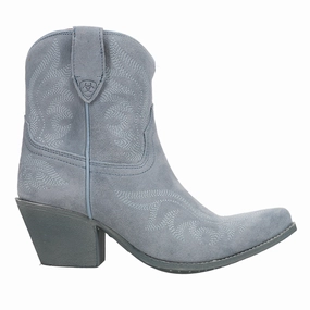 Chandler Embroidered Pointed Toe Pull On Cowboy Booties High Utility Cushioned Step Weather Resistant User