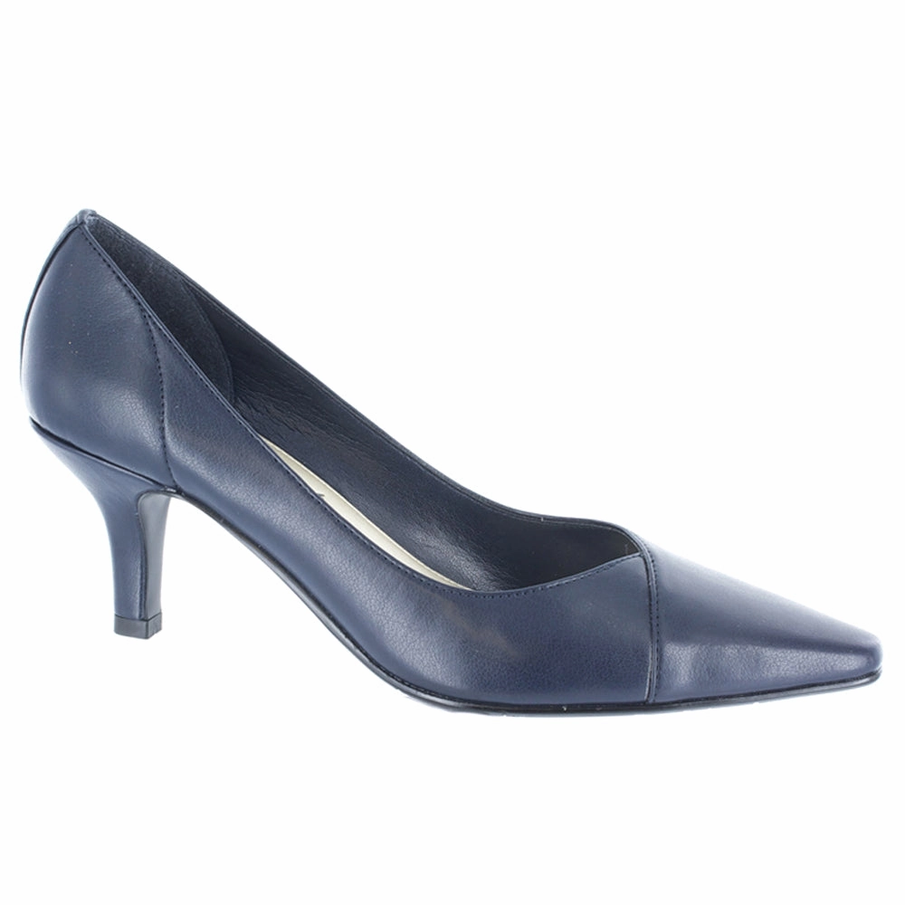 Work Day Korean Edge Chiffon Pointed Toe Kitten Heel Pumps