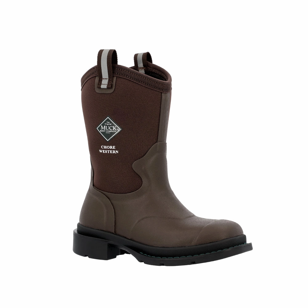 Reliable Protection Chore Western Round Toe Pull On Boots (Toddler)