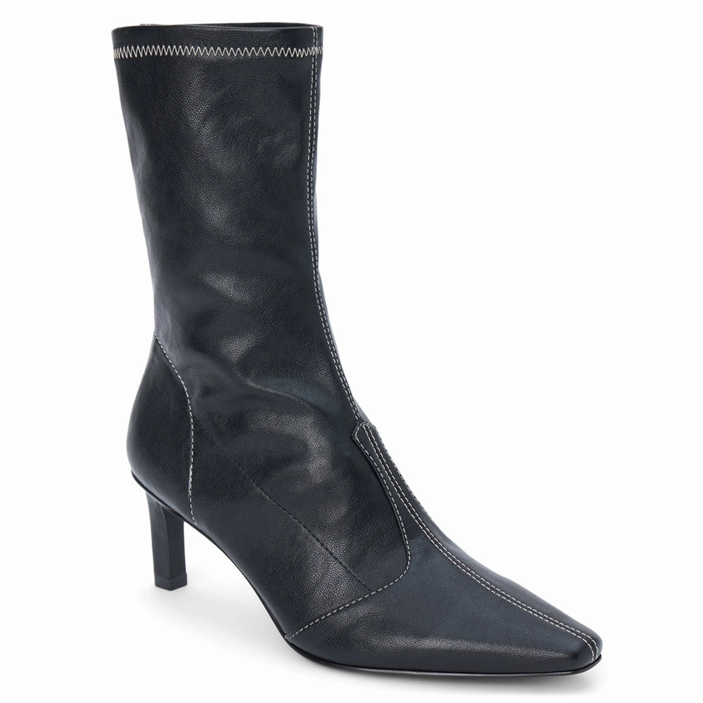 Clara Snip Toe Zippered Boots Mud Resistant Stylish Explorer Handcrafted Stitching