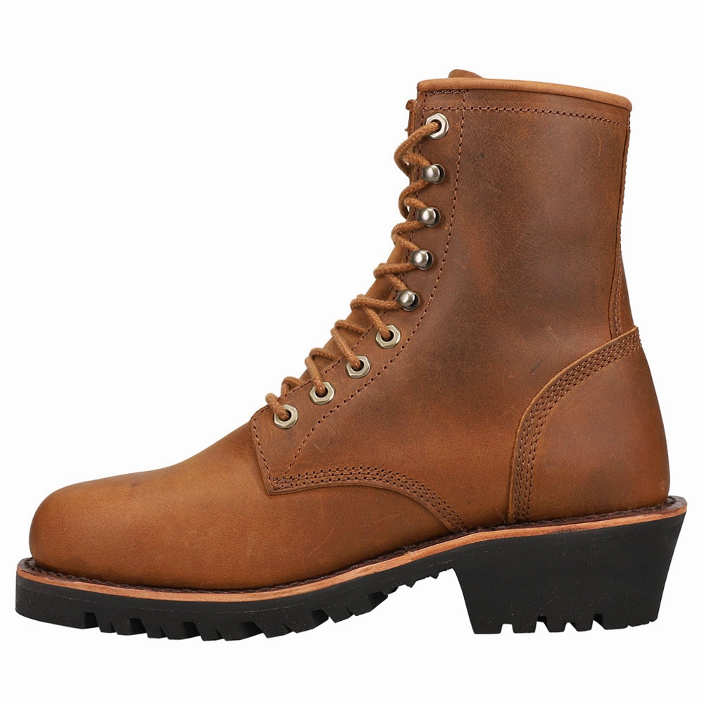 Classic 2.0 8 Inch Limited Edition Steel Toe Logger Lace Up Work Boots student Urban Luxury