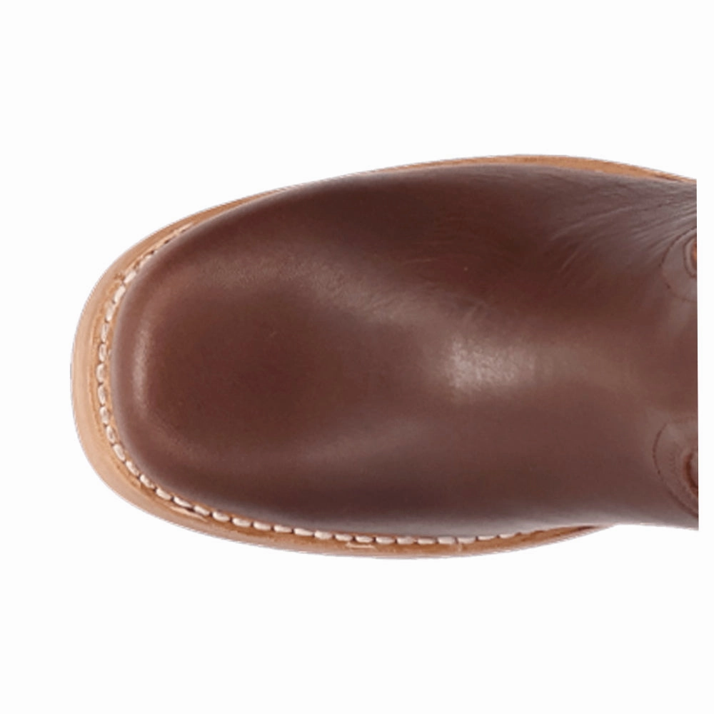 Avalon Embroidered Round Toe Pull On Boots Eco Material Hiking Trails