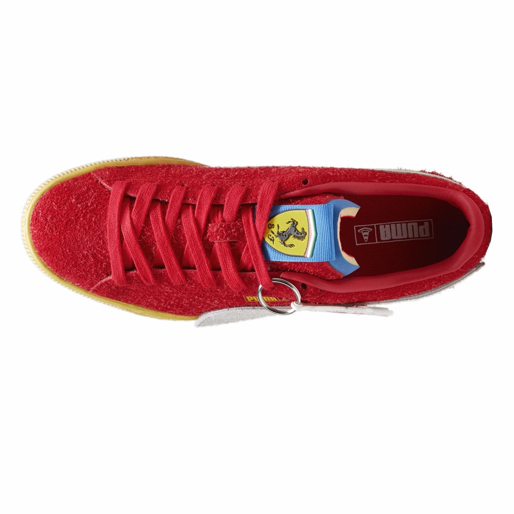 Rolling Motion Technology weakest Scuderia Ferrari Suede Joshua Vides Lace Up Sneakers