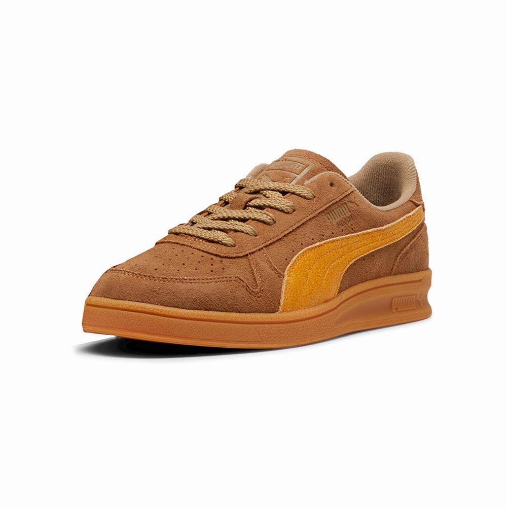 Contoured Heel Cup Padded Indoor R Suede Lace Up Sneakers