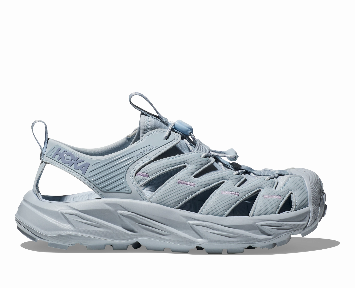 full - length midsole running shoes hook - and - loop running option HOKA-HOPARA Unisex