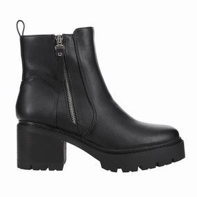 Strong Sole Up To No Good Round Toe Zippered Platform Boots