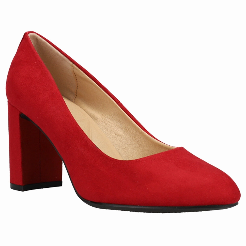 Comfort Padding Lofty Block Heel Pumps