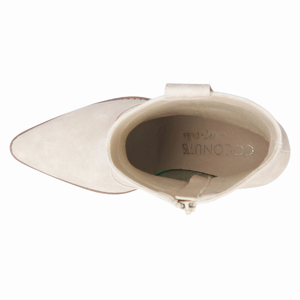 Bambi Snake Pointed Toe Zippered Cowboy Booties High Lift