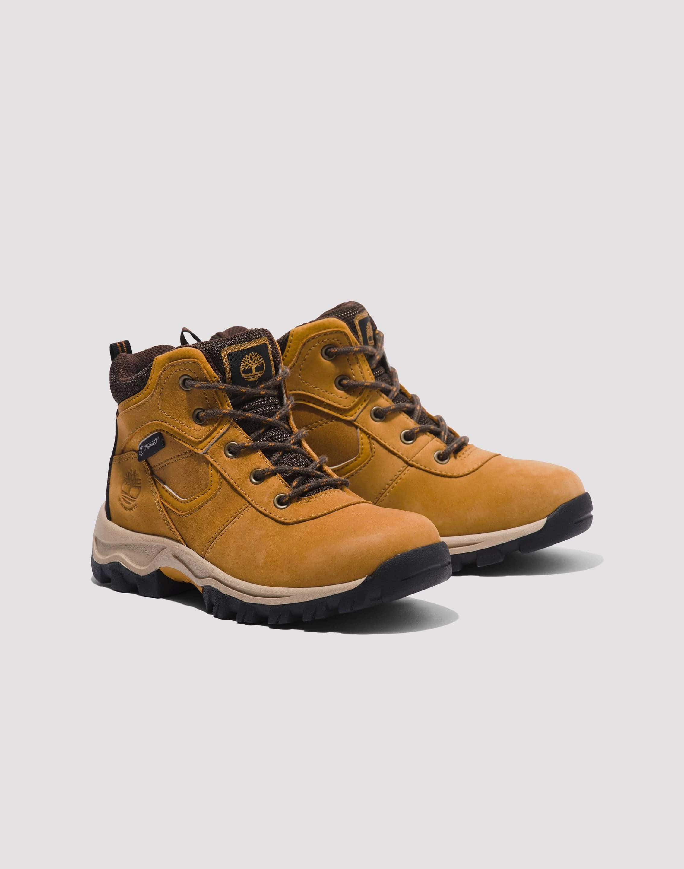 Durable Shell Backcountry Camper Soft Step Timberland Mt. Maddsen Mid Lace Up Waterproof Hiking Boot Grade-School