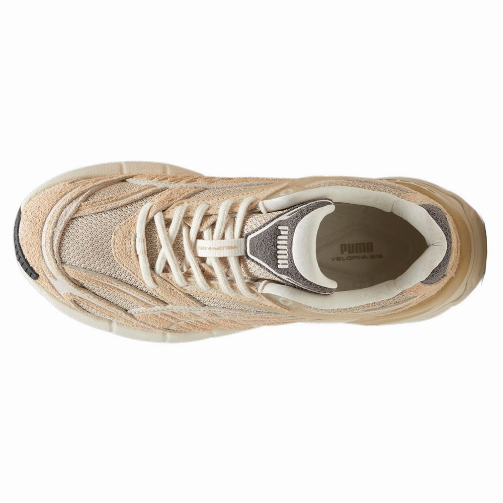 Velophasis Lace Up Sneakers Cushioned look Breathable mesh lining