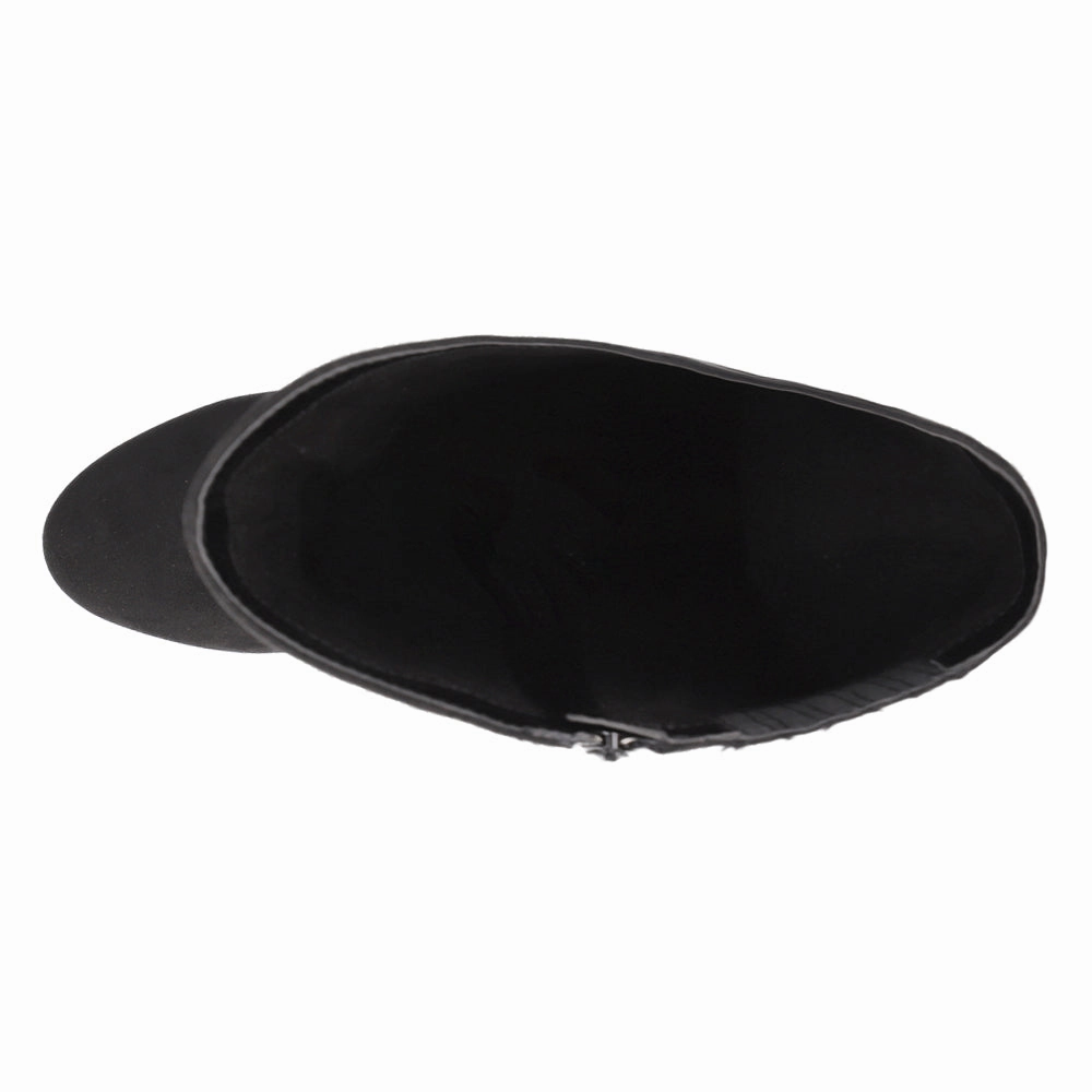 Rima Round Toe Zippered Boots Soft Insole mom style