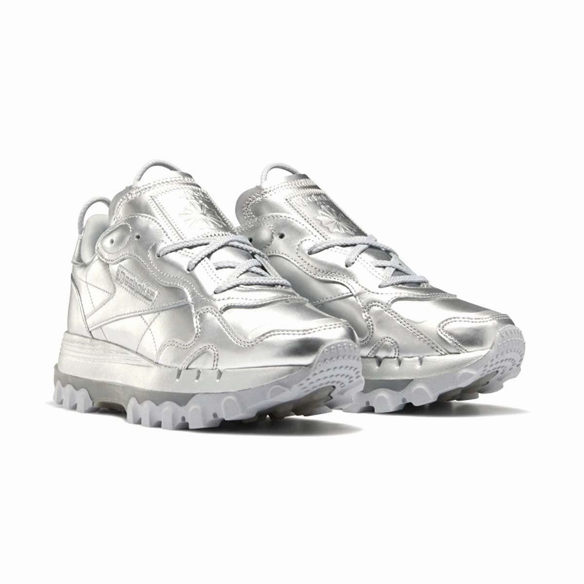 Adjustable Straps sunny - day shoes   Cardi B Wmns Classic Leather 'Silver'