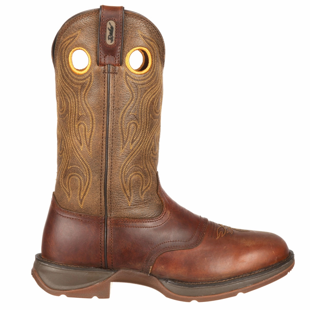 Multi-functional durability Rebel Embroidered Round Toe Cowboy Boots