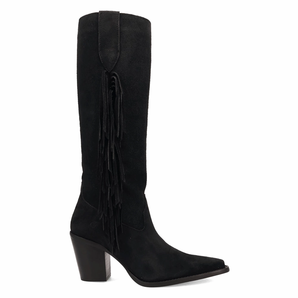 Cushioned Step Trail Exploration Supportive Build Twister Fringe Snip Toe Cowboy Boots