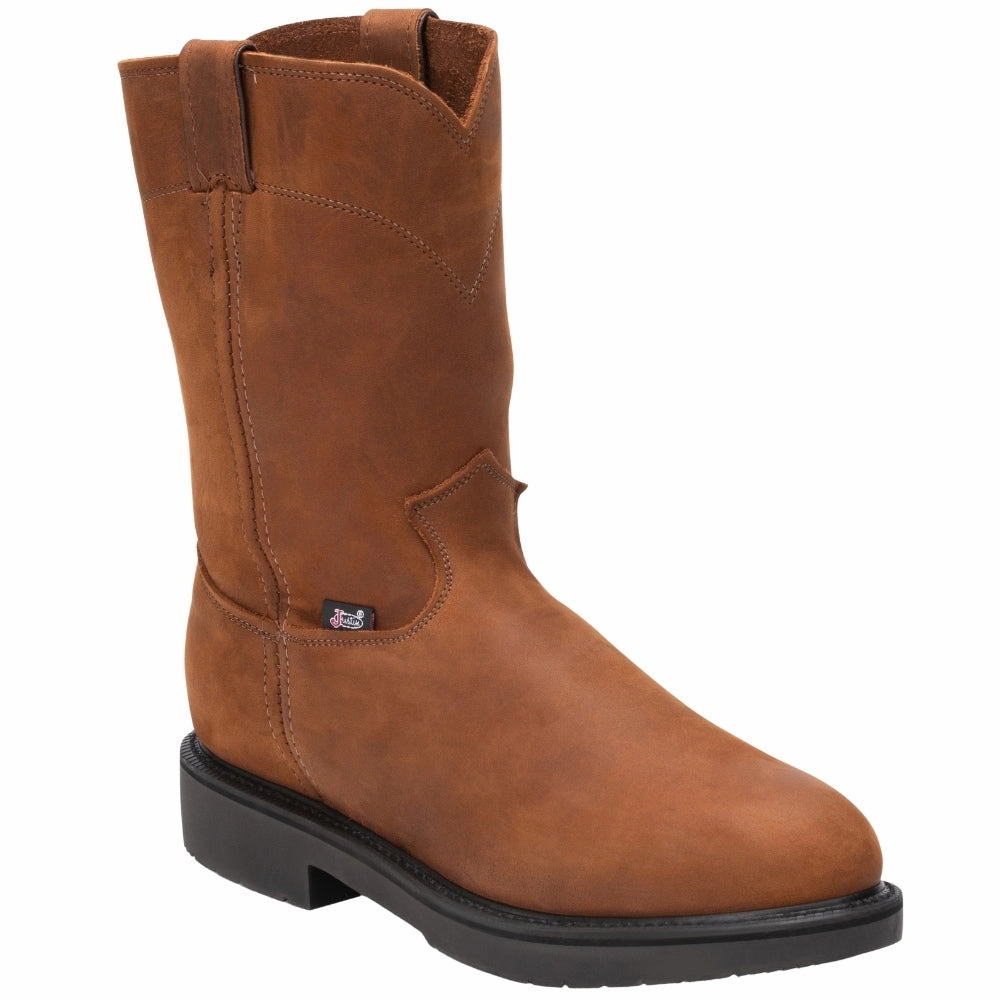 Noise Reducing Stretchy sole Conductor 10 Inch Work Boots