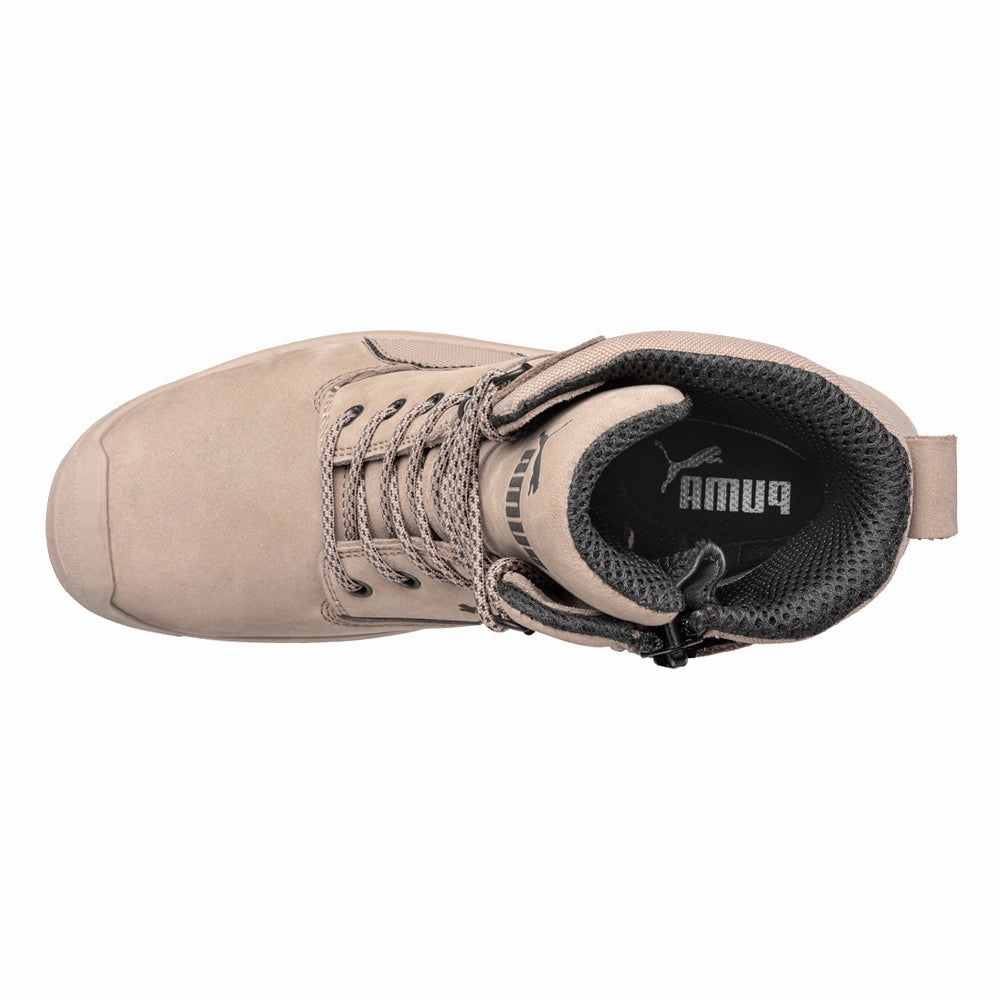 Conquest Zip 7 Inch Electrical Composite Toe Work Boots Foam Injection Molding Rubber Toe Guard